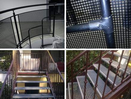 balustrady metalowe, konstrukcje schodowe