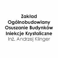 Zakład Ogólnobudowlany Osuszanie Budynków Iniekcje Krystaliczne Inż. Andrzej Klinger - Osuszanie budynków