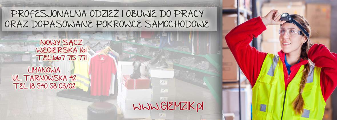 PHU Zofia Giemzik Odzież Robocza Pokrowce Samochodowe