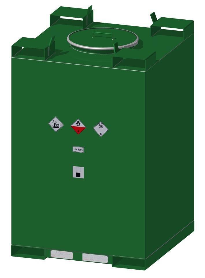 kontener do przewozu towarów niebezpiecznych UN 3191