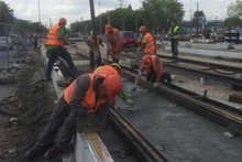 przebudowa torów tramwajowych