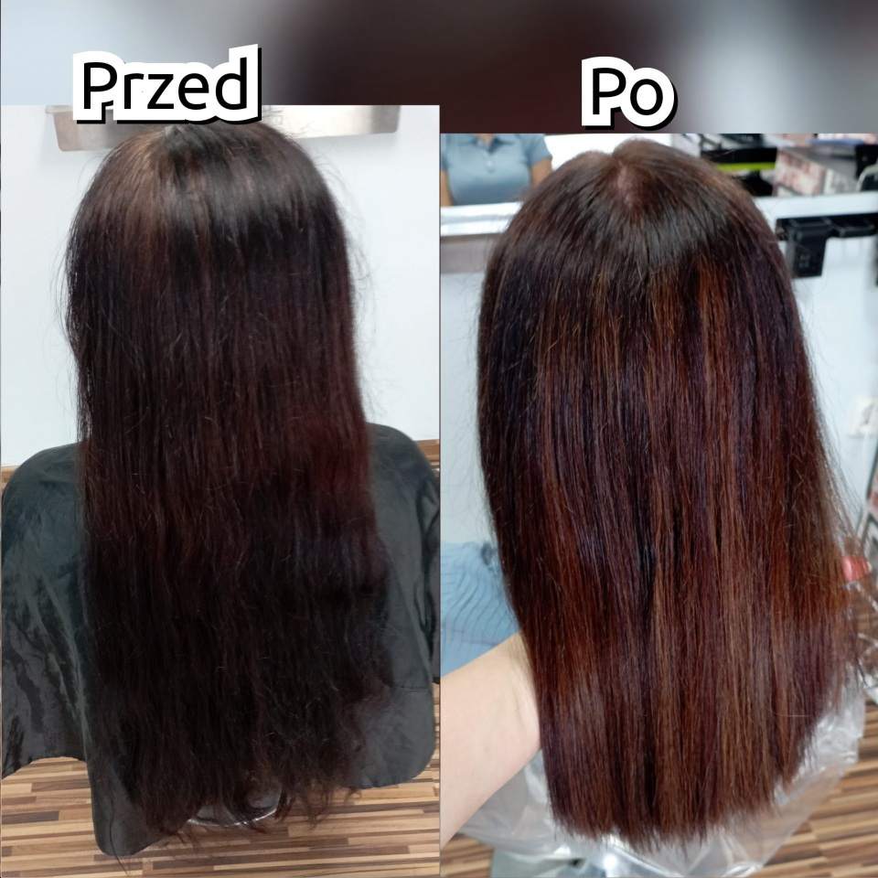 prostowanie włosów