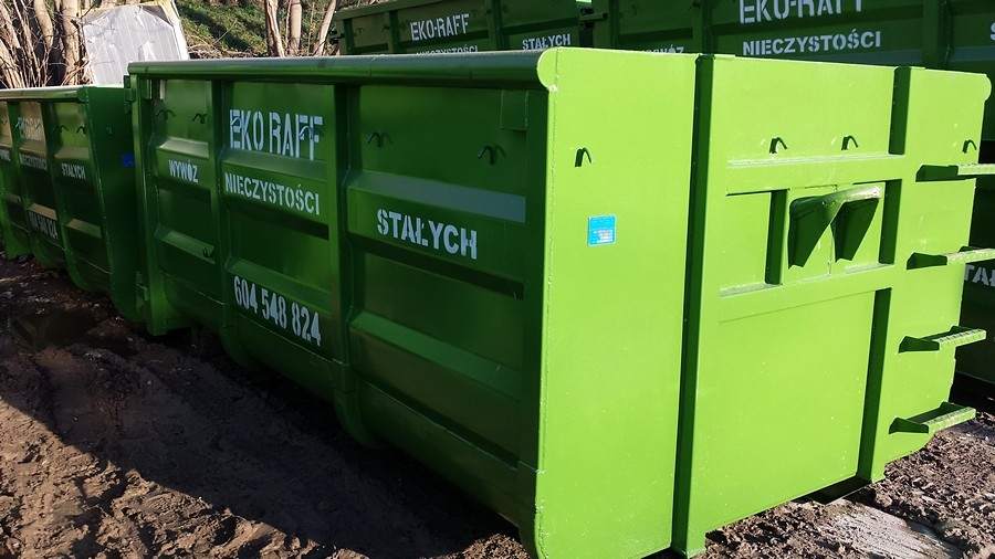 podstawianie kontenerów na gruz