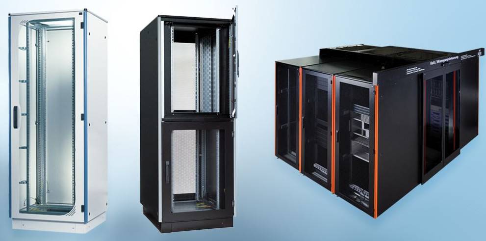 szafy teleinformatyczne, obudowy montażowe, systemy obudowy