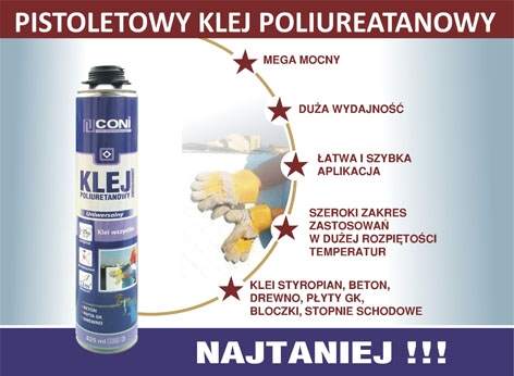 pistoletowy klej poliuretanowy
