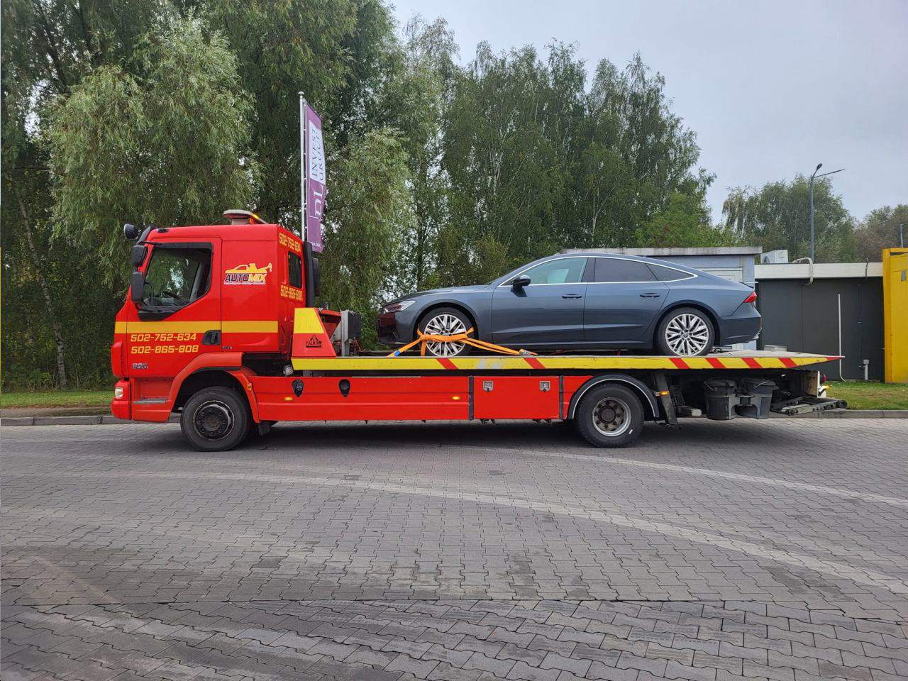 transport auta osobowego