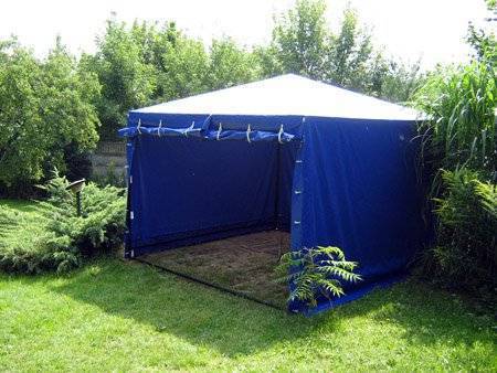 plandeki rusztowanie