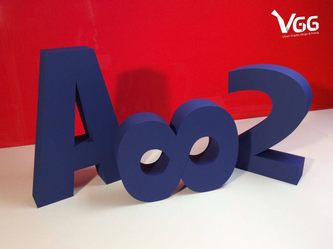 litery przestrzenne 3D