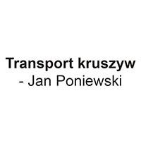 Transport kruszyw - Jan Poniewski - Transport nadgabarytowy