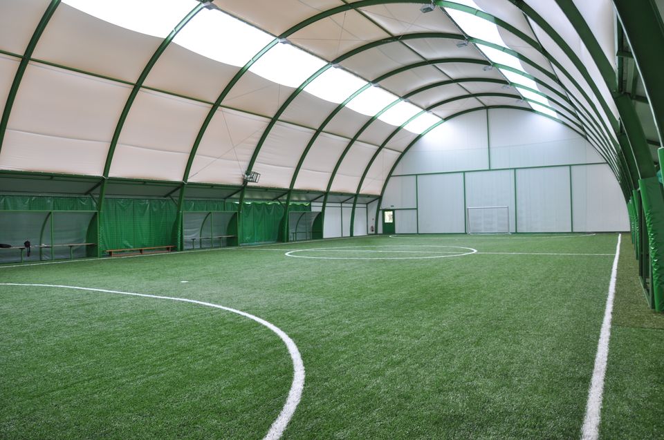 hala sportowa, piłka nożna, boisko kryte