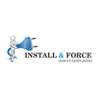 Install & Force Marcin Sampławski - logo