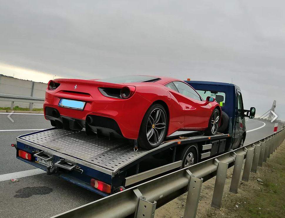 transport samochodów