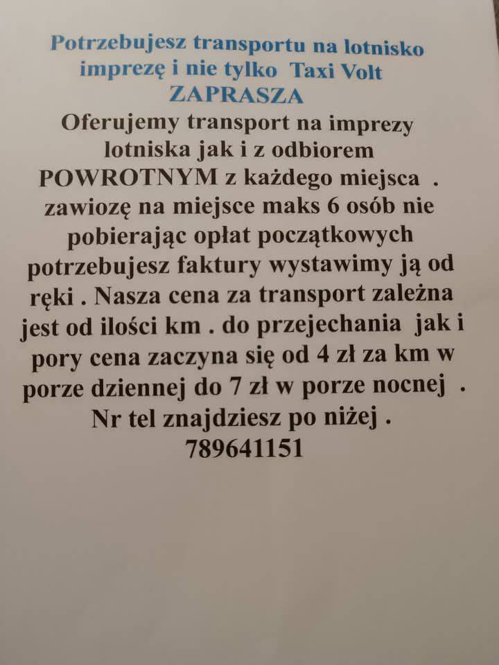 przewóz osób