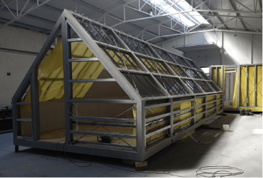 produkcja domu modułowego