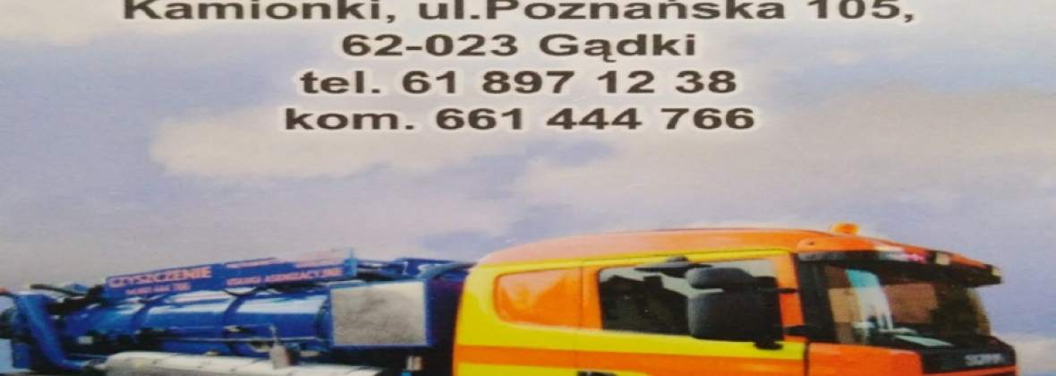 Zbigniew Wachowiak Wywóz nieczystości płynnych, czyszczenie kanalizacji