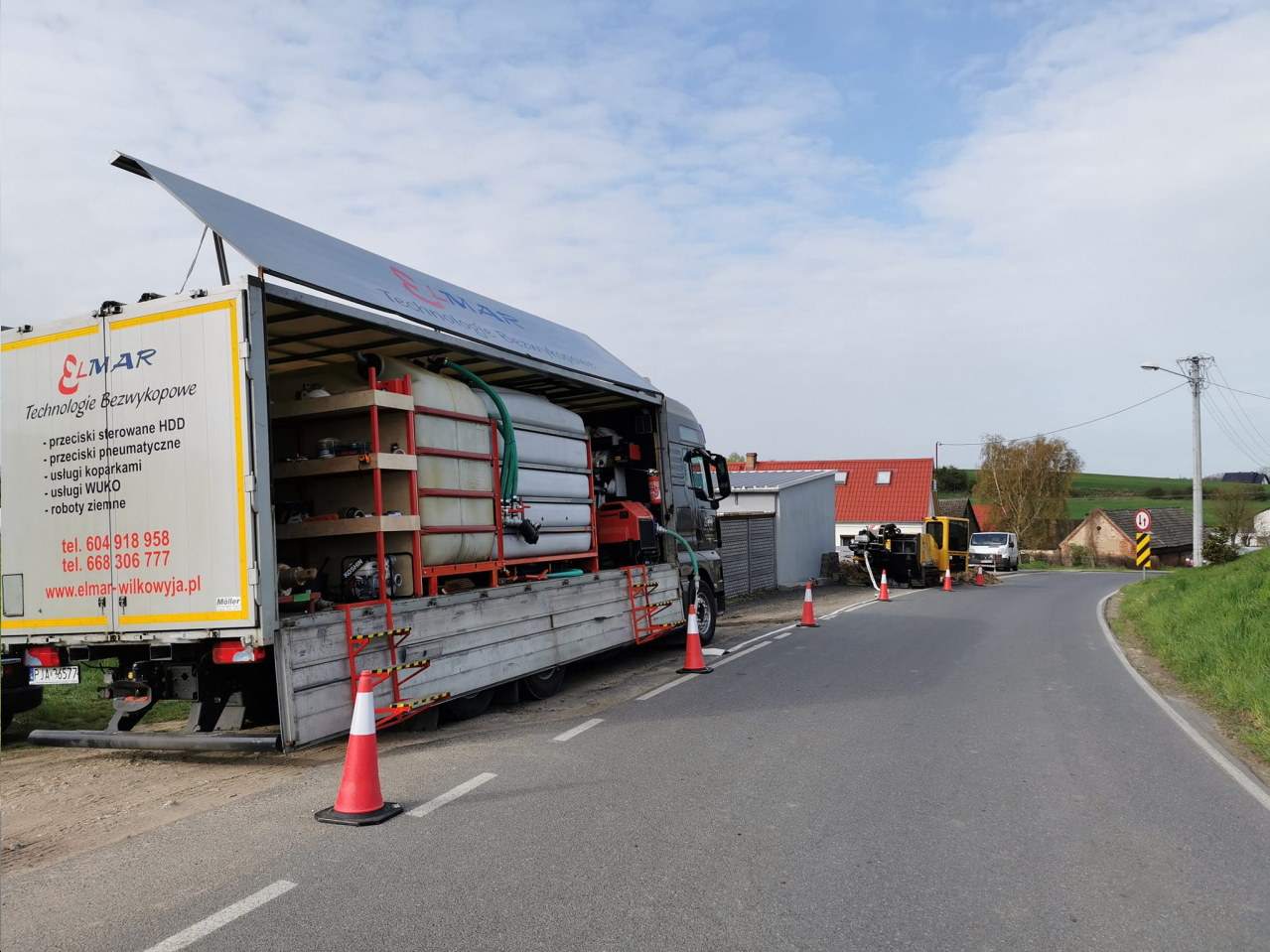 usługi sprzętem budowlanym