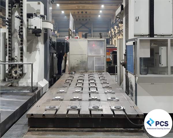 czyszczenie linii produkcyjnych obróbki skrawaniem