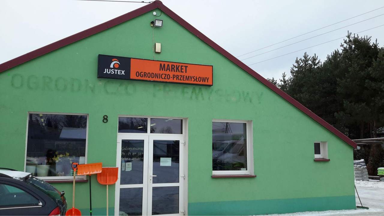 sklep ogrodniczy Justex
