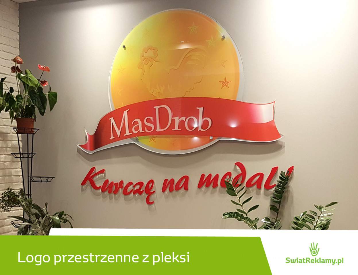 litery przestrzenne z pleksi