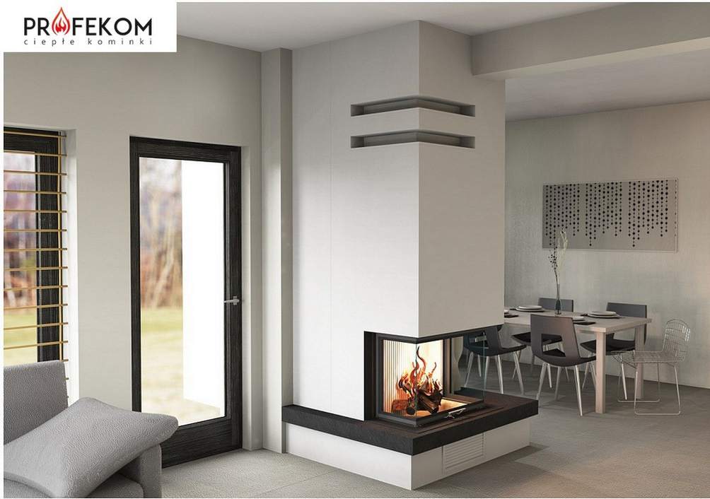 kominki z płaszczem wodnym