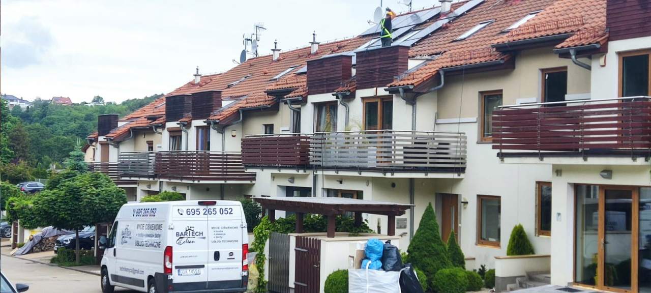 czyszczenie kostki brukowej