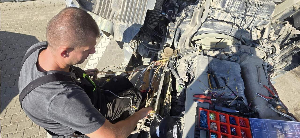 naprawa samochodów ciężarowych firmy MAN