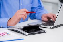 księgowy podczas pracy