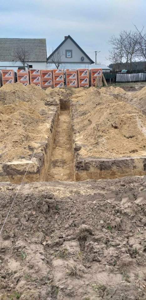 wykopy pod kanalizacje