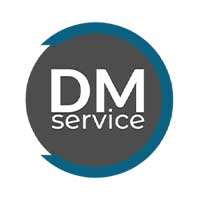 DM Service. Hale, pawilony, wiaty - logo
