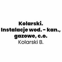 Kolarski. Instalacje wod. - kan., gazowe, c.o. Kolarski B. - logo