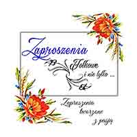 Bernadetta Strama Zaproszenia Folkowe i Nie Tylko - Rękodzieło artystyczne