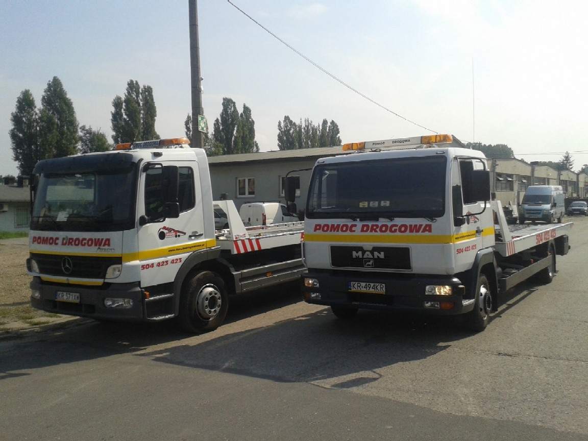 holowanie tirów