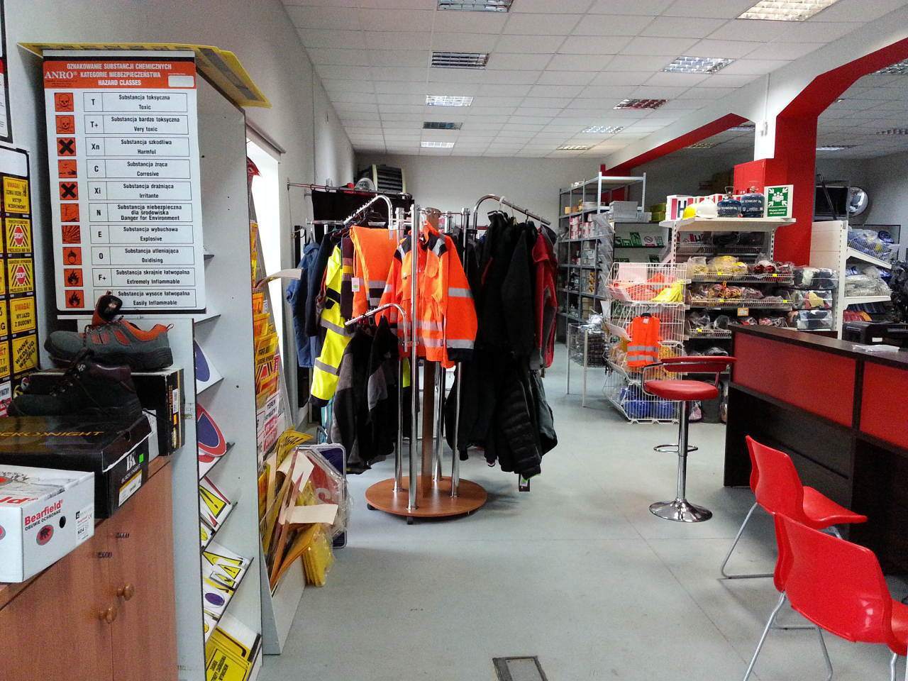 bhp artykuły sprzęt, czujniki, czyściwo, spawarki, gazy techniczne, zawiesia