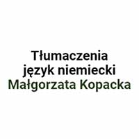 Małgorzata Kopacka Tłumaczenia i korepetycje - Tłumacze