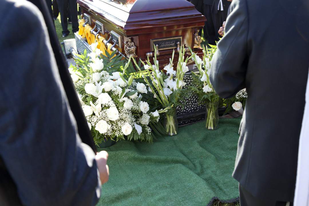 oprawa kwiatowa pogrzebu