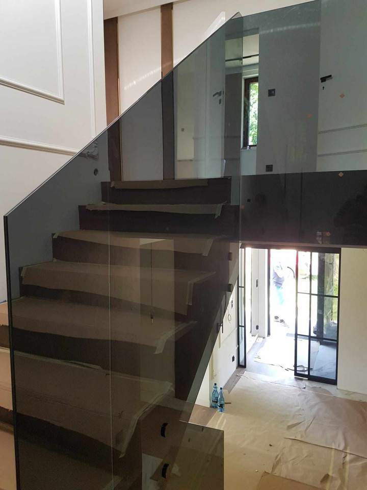 balustrady szklane