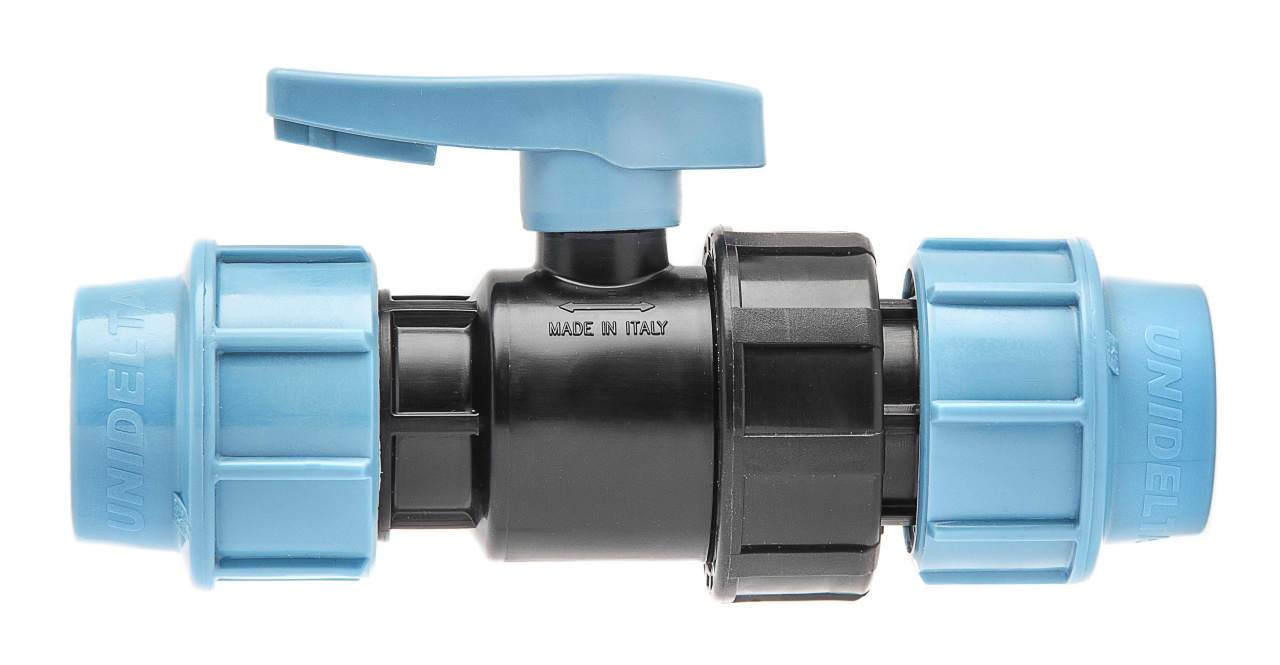 Zawory kulowe PP Unidelta