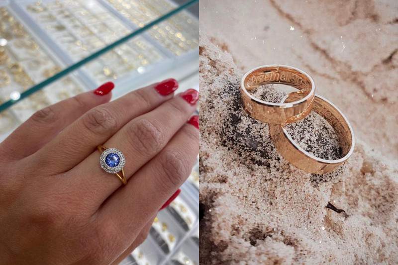 biżuteria na zaręczyny, ślub