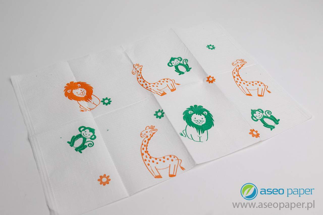 serweta kids podfoliowana-motyw dziecięcy_
