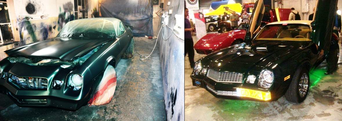 Old School Car Garage Adam Pawłowski