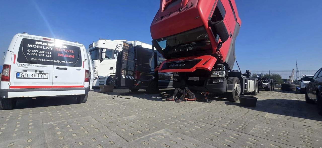serwis mobilny ciężarówek MAN