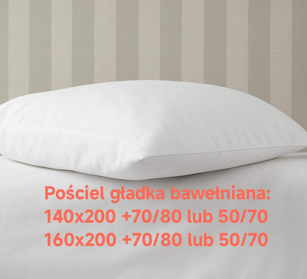 pościel gładka bawełniana