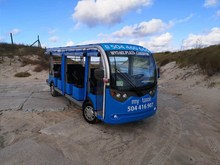 transport meleksem nad morzem