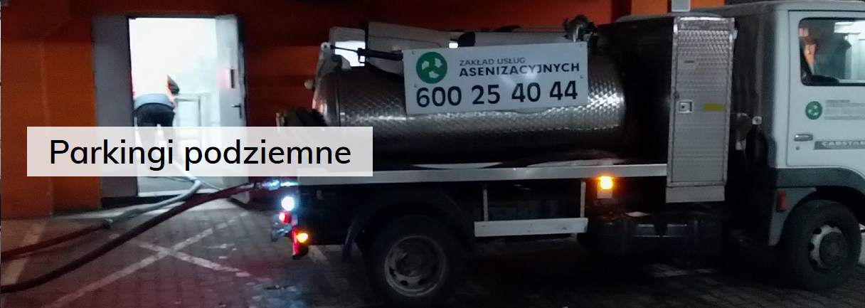 czyszczenie kanalizacji parkingów podziemnych