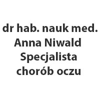 Anna Niwald dr hab. nauk med. Specjalista chorób oczu - Optycy