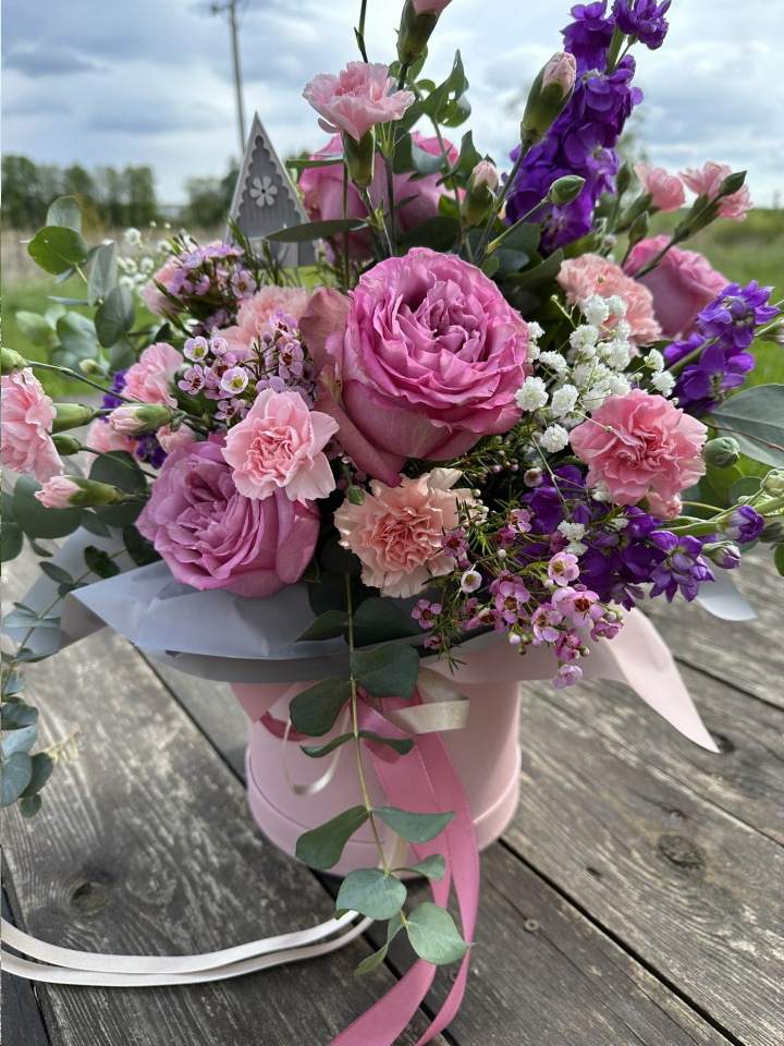 bukiet z kwiatów ciętych