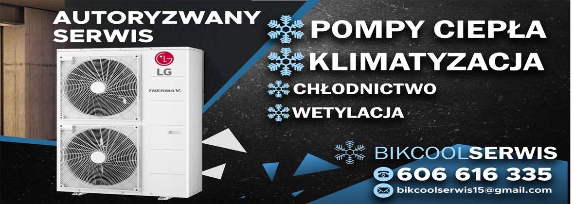 Bikcool. Klimatyzacja, pompy ciepła., Maszewko