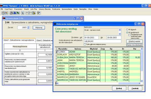 przykładowe sprawozdania
