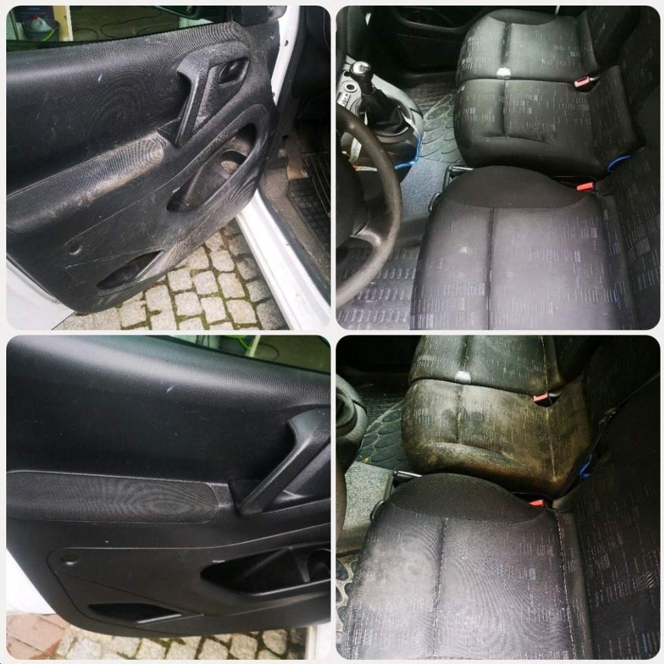 czyszczenie tapicerki samochodowej