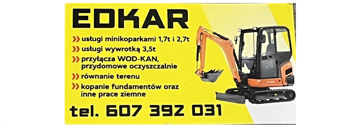 Edkar Wykopy Instalacje ziemne Edyta Duda